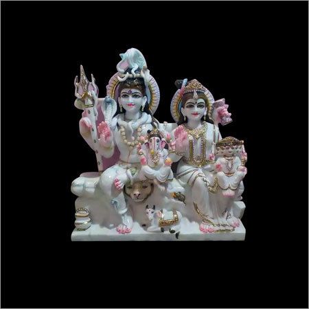 Marble Shiva Parvati Statues